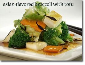 Asian-Flavored Broccoli with Tofu