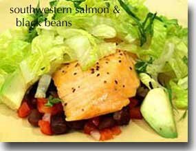 Southwestern Salmon & Black Beans
