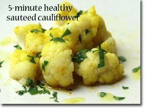 5-Minute Healthy Sautéed Cauliflower