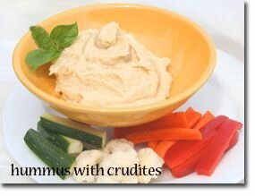 WHFoods Menu: Greek Hummus with Crudités