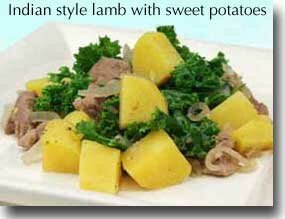 Indian Style Lamb with Sweet Potatoes