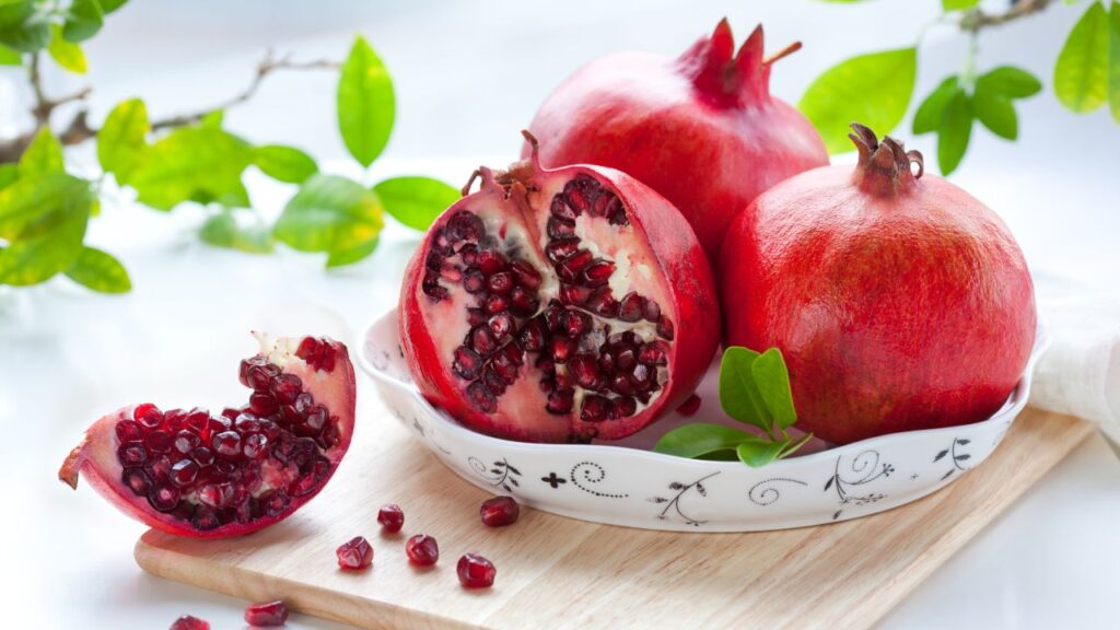 Pomegranates for winter