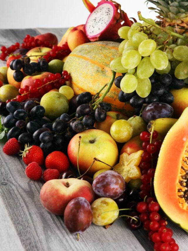 pineapple mangoes cherries