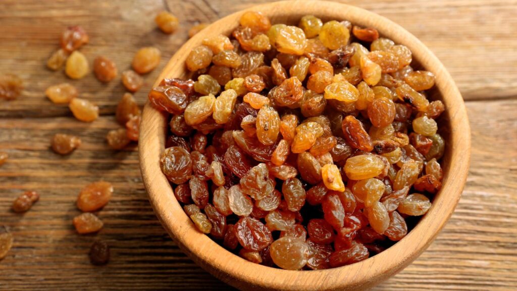 Raisins for potassium
